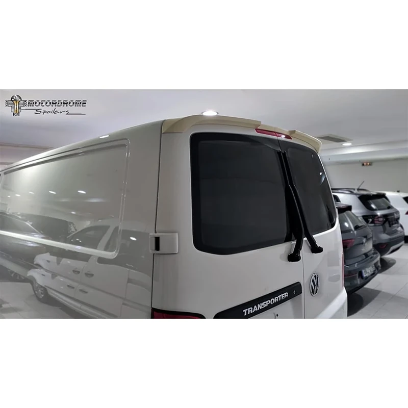 Motordrome Roof spoiler compatible with Volkswagen Transporter T6.1 2020- (with 2 barn doors) (PU)