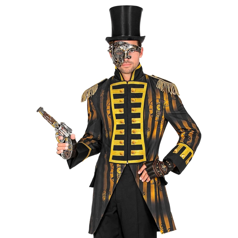 Widmann - Steampunk parade tailcoat, guard uniform, timepunk, spacepunk, costume, carnival, theme party