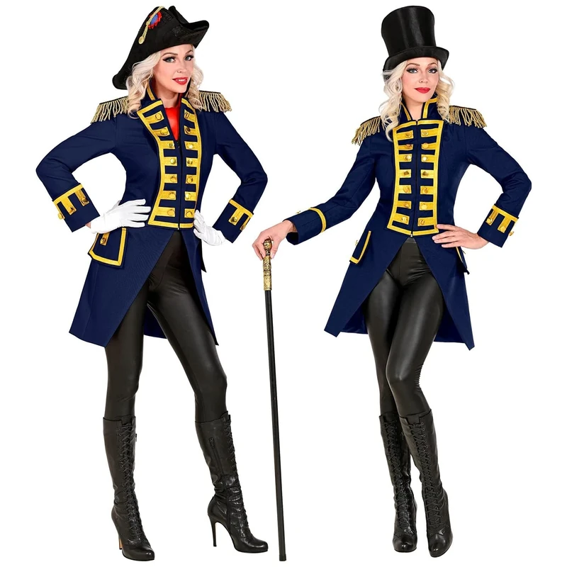 W WIDMANN MILANO Party Fashion - Costume Parade Tailcoat, Gothic, Pirate, Rock Star, Circus Director, Guard Uniform, Theme Party, Carnival