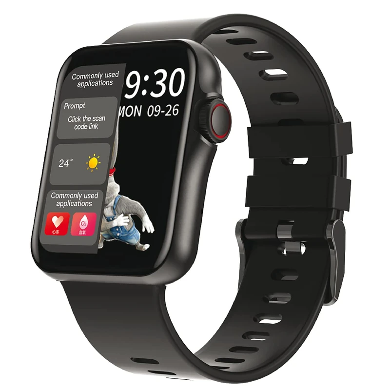 SMARTY 2.0 Montre connectée Smarty Standing, Mixed Smart Watch, Black, SW022A - Image 1