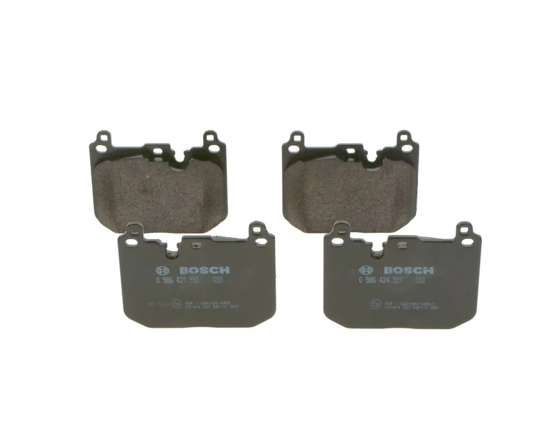 Bosch BP2330 - Brake Pads Car Front Axle - Bosch Quality - Reduced Noise and Dust - ECE-R90 Certified - Copper-Free - 1 Set of 4 Pads