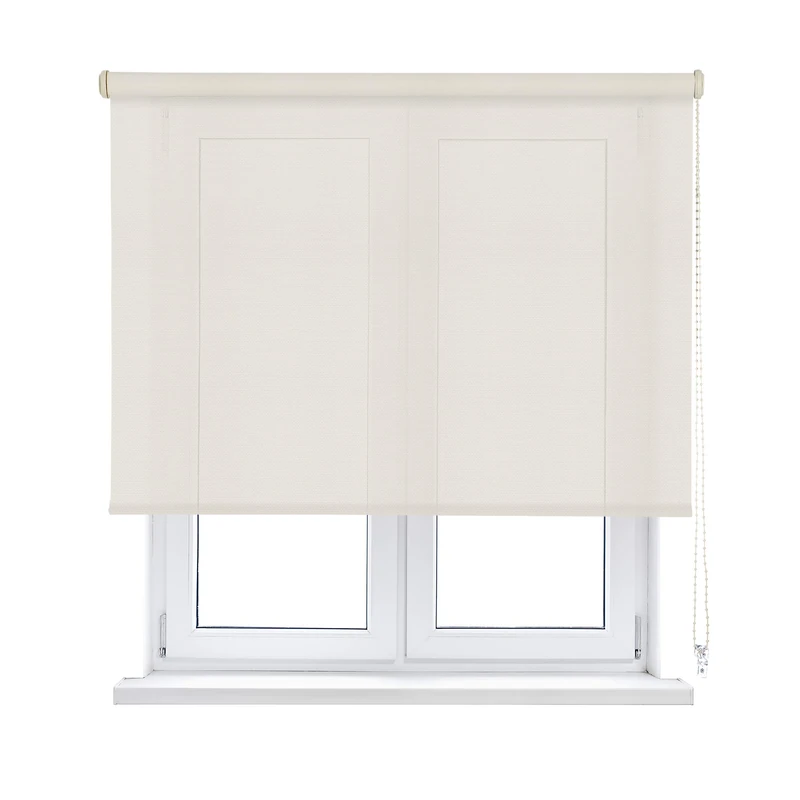 VIEWTEX | Roller Blind Screen Opening 10% White Linen 120 X 250 cm | Made in Spain | Warranty 5 Years - Image 1