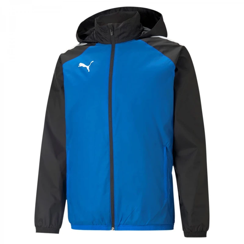 PUMA Men's Teamliga All Weather Jacket, Blue, XL