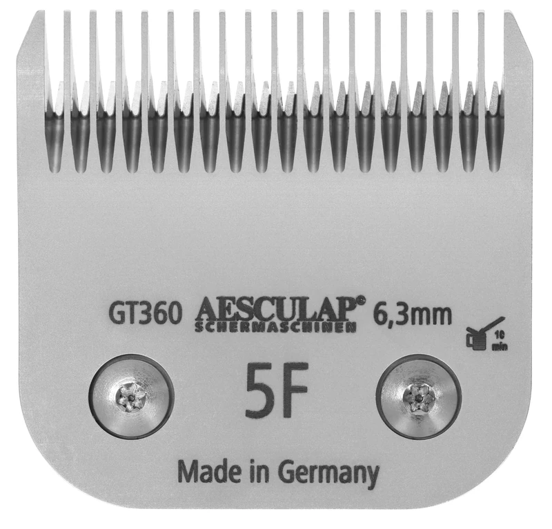 Kerbl GT360 SnapOn Aesculap Shaving Heads, 5F Shaving Head, 6.3 mm Cutting Length, Pack of 50