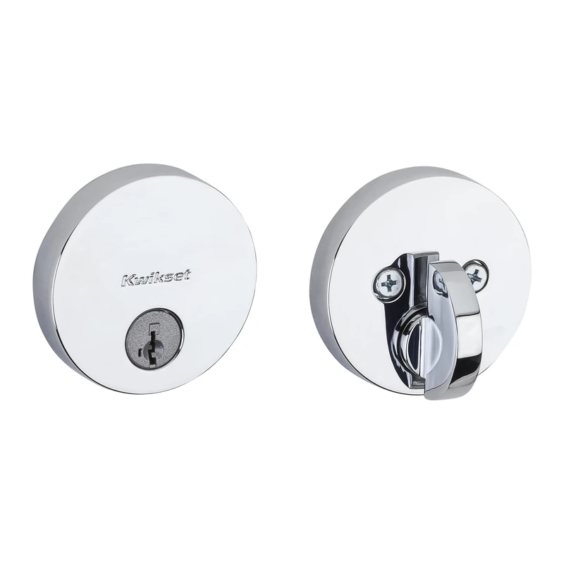 Kwikset 92580-025 Uptown deadbolt, Polished Chrome