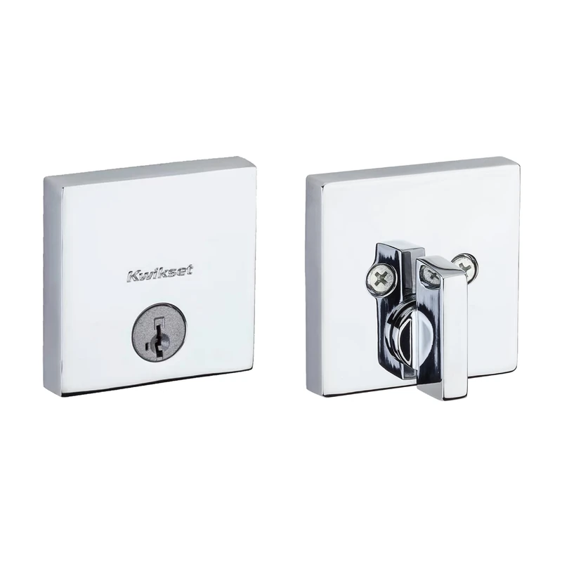 Kwikset 92580-029 Downtown deadbolt, Polished Chrome