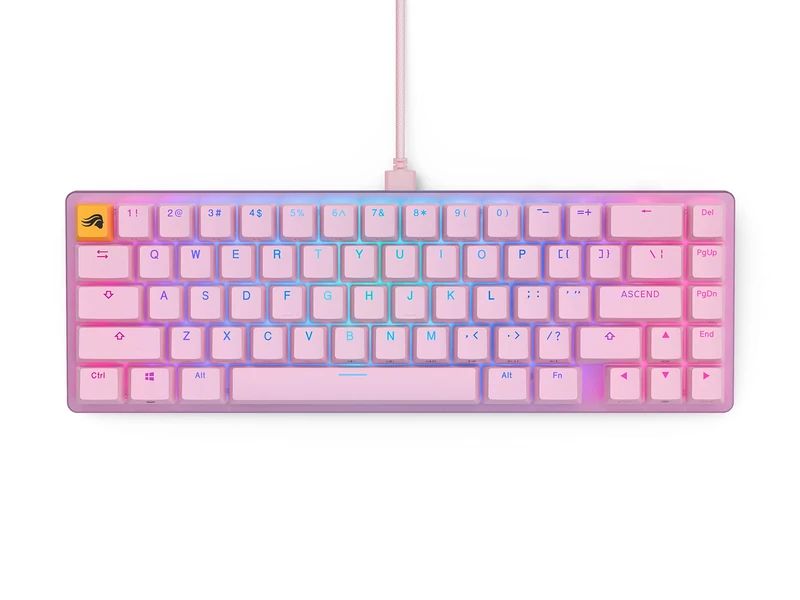 Glorious GMMK 2 Compact 65% Mechanical Gaming Keyboard - Pink