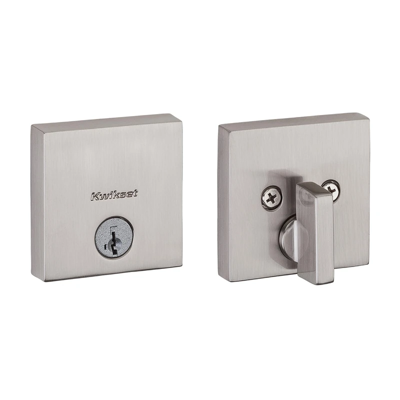 Kwikset 92580-028 Downtown deadbolt, Satin Nickel