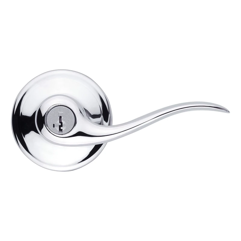 Kwikset 97402-905 Tustin Entry Lever, Polished Chrome