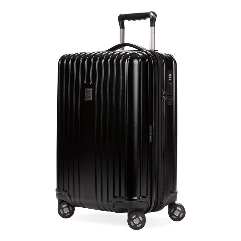 SwissGear 7910 Hardside Expandable Luggage with Spinner Wheels and TSA Lock, Black, Checked-Large 27-Inch, 7910 Hardside Expandable Luggage with Spinner Wheels and TSA Lock