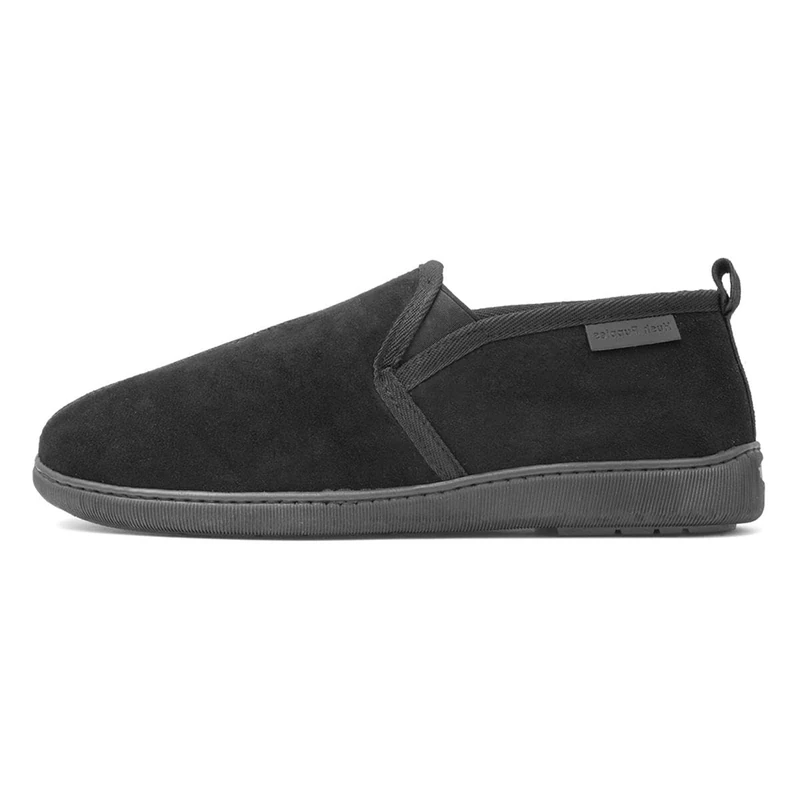Hush Puppies Men's Arnold Slipper, Black, 10 UK