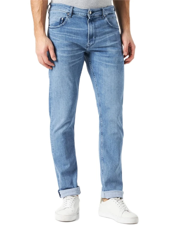 REPLAY Men's MickyM Jeans, 10 Light Blue, 32W / 36L - Image 1