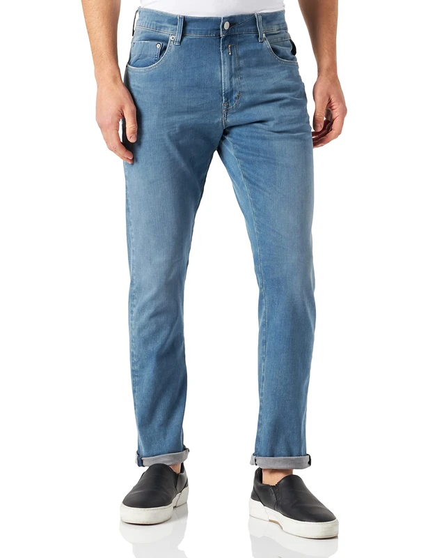 REPLAY Men's MICKYM Jeans, 9 Medium Blue, 3230