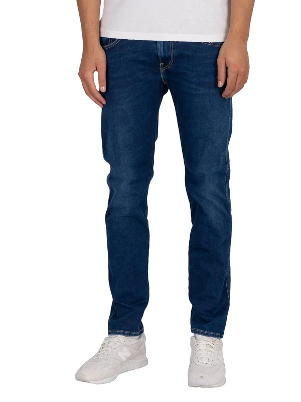 Replay Men's Anbass Jeans, 9 Medium Blue, 3632