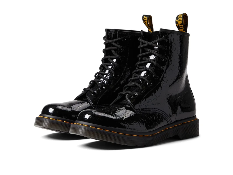 Dr. Martens 26859001 1460 Leopard Emboss Women Black UK 5 - Image 1