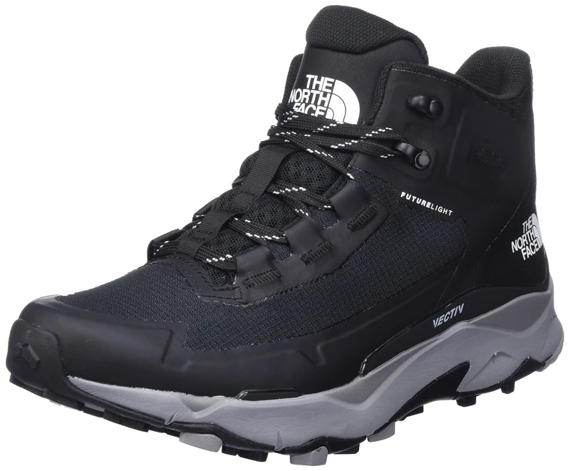 The North Face Vectiv Exploris Mid Futurelight Multif Shoes, TNF Black/Meld Grey, 4.5 UK