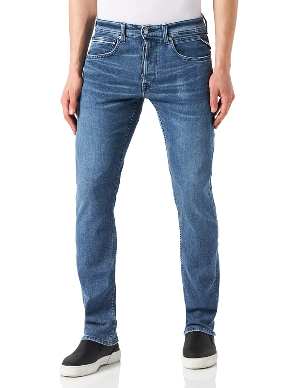 REPLAY Men's Grover Jeans, 9 Denim, 2834
