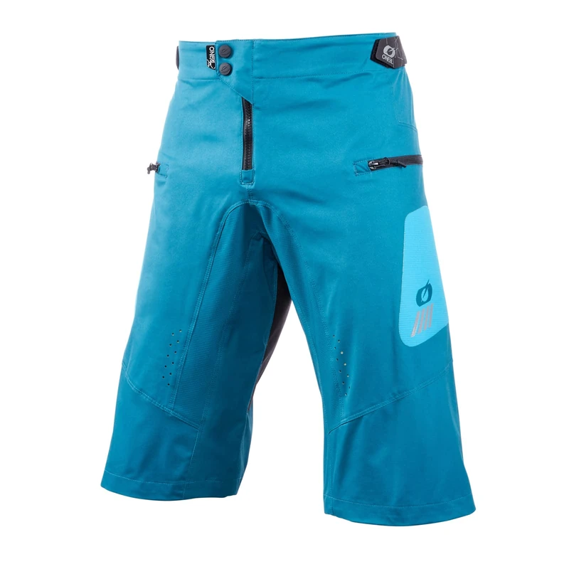 O'NEAL Short Cycling Shorts MTB Mountain Bike DH Downhill FR Freeride Durable Mesh Material, Stretch Inserts Element FR Shorts Hybrid V.22 Adult Petrol Blue Size 34/50 - Image 1