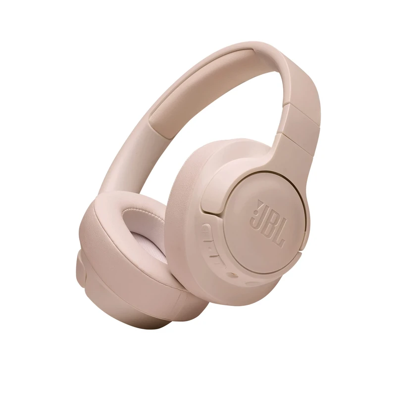 JBL Tune 710 BT Wired and Wireless Over-Ear Headphones with Built-In Microphone, Multi-Point Connection and Hands-Free Controls, Blush Pink