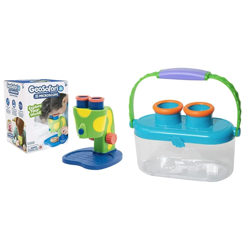 Learning Resources GeoSafari Jr. Microscope and Bugnoculars Set