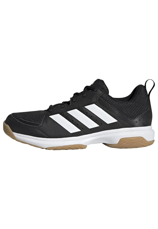 adidas Women's Ligra 7 Indoor Shoes, Core Black/Cloud White/Core Black, 10 UK