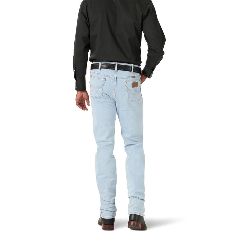 Wrangler Men's Cowboy Cut Active Flex Original Fit Jean, Bleach, 32W x 32L