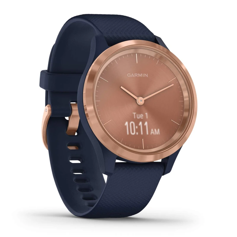 Garmin [ Renewed vívomove 3S Sport (39mm), Smaller Sized GPS Smartwatch with Health Monitoring and Fitness Features, Blue (Renewed)