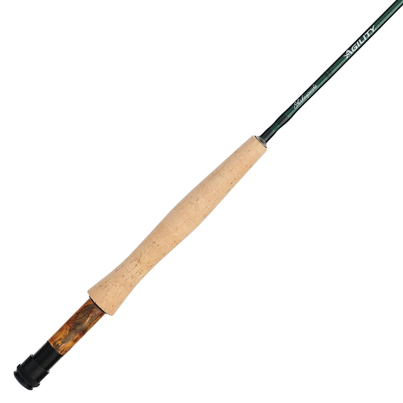 Shakespeare Agility Fly Fishing Rod, Green, 7'6" - 4wt - 4pc