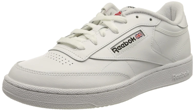 Reebok Men's Club 85 Tennis Foundation Sneaker Shoes, White, 14
