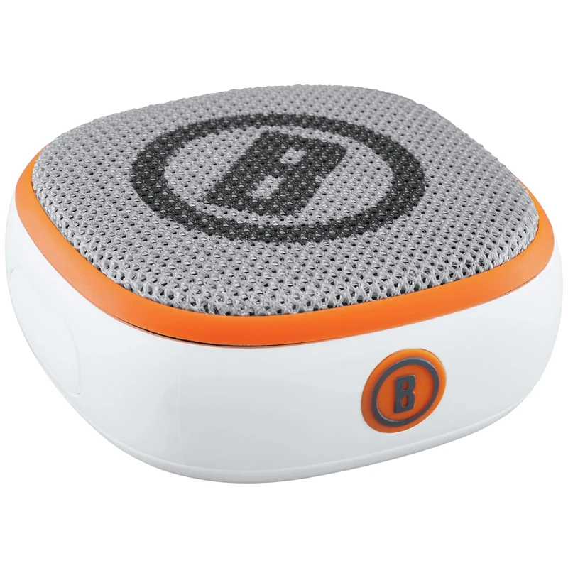 Bushnell - Disc Golf Jockey BT White Speaker - Bluetooth Speaker with Distance to Basket - DJ1BTS