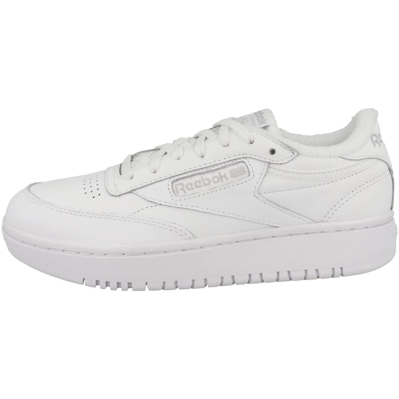 Reebok Women Club C Double Sneaker, FTWR White/FTWR White/Cold Grey 2, 8.5