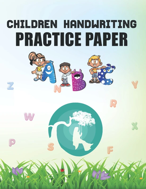 children handwriting practice paper: 120 handwriting Pages with dotted lines For Students
