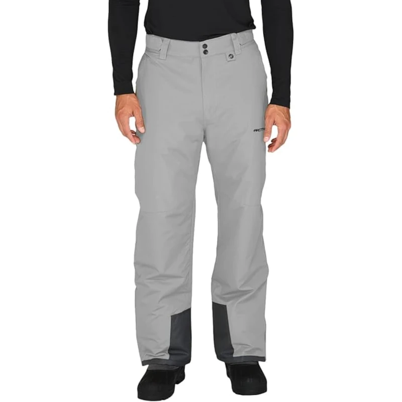 ARCTIX Men's Essential Snow Pants Skiing, Quiet Grey, XL - Image 1