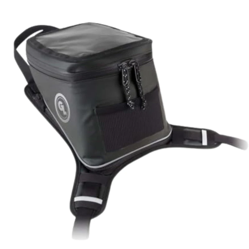 Giant Loop Fandango Tank Bag, Black Waterproof Motorcycle Tank Bag, 8-Liters Capacity, Fits Any Dirt Bike, Snow Bike, Adventure, Dual Sport & More