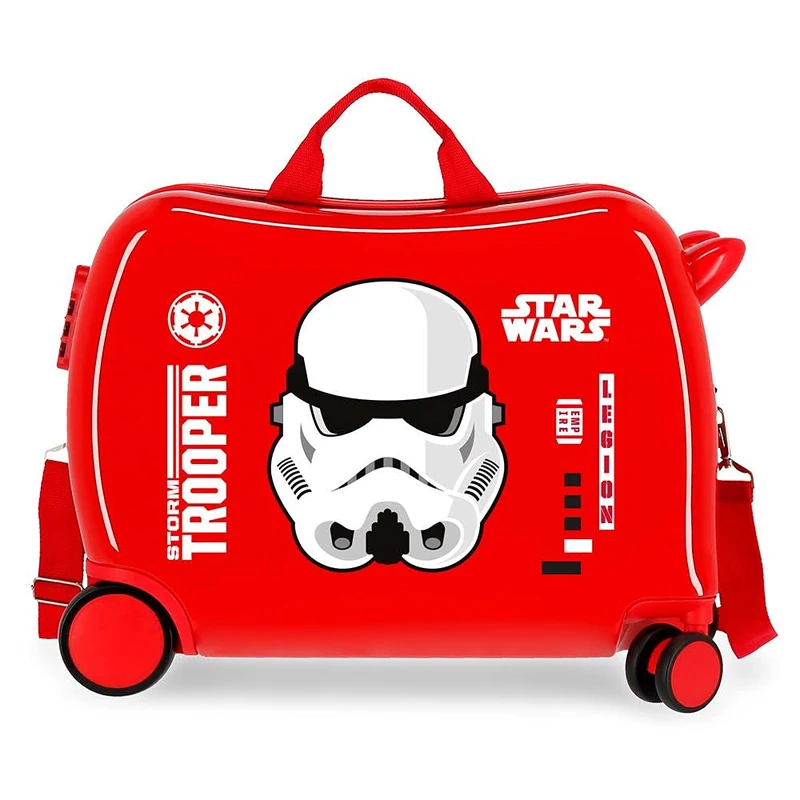 Star Wars Storm Luggage- Kids' Luggage, 50x38x20 cms, Rojo
