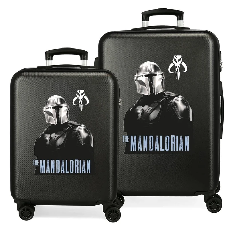 Star Wars The Mandalorian Luggage- Suitcase, 48x68x26 cms, Black