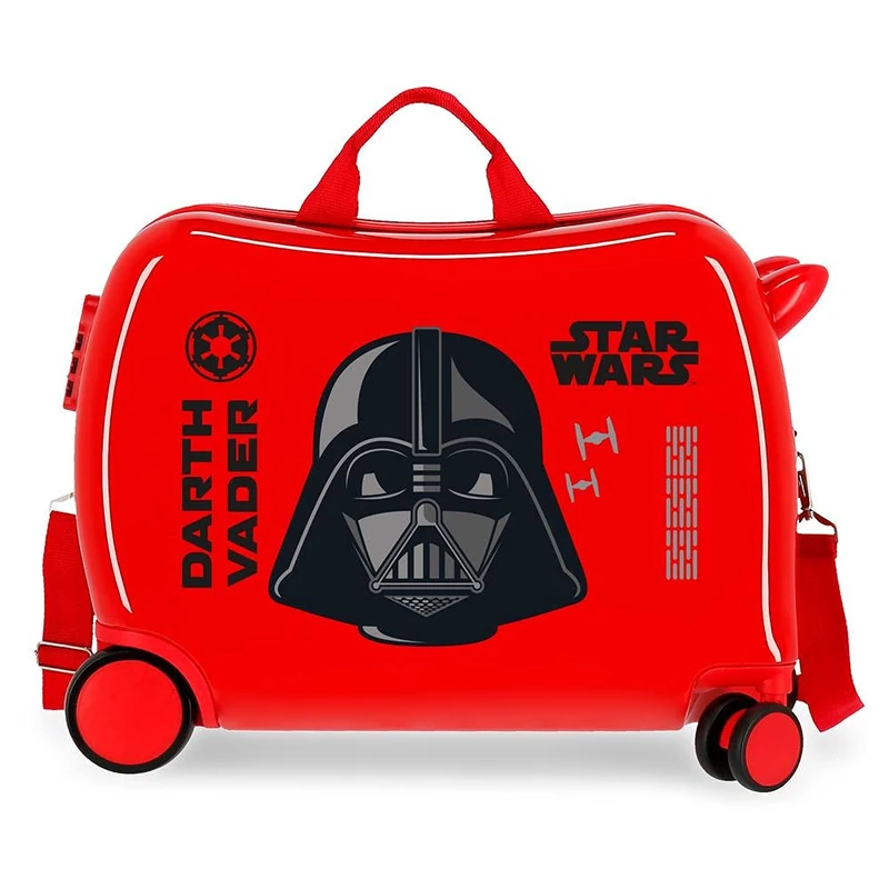 Star Wars Darth Vader Luggage- Kids' Luggage, 50x38x20 cms, Rojo