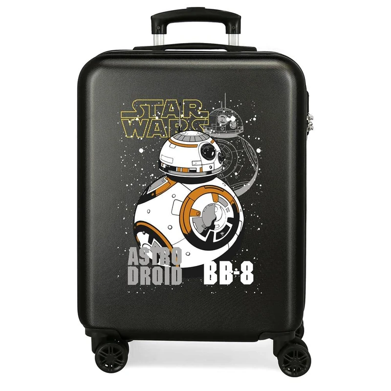 Star Wars Droids Luggage- Carry-On Luggage, 38x55x20 cms, Black