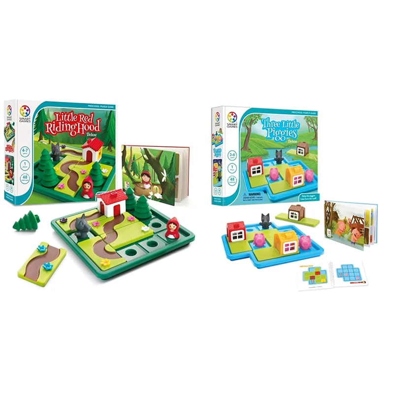 Smart Games SG 021 Little Red Riding Hood & SG023 Three Little Piggies