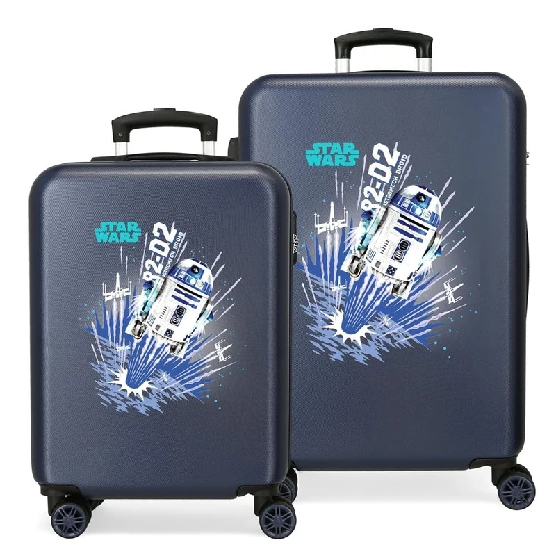 Star Wars Droids Luggage- Luggage Set, 48x68x26 cms, Azul