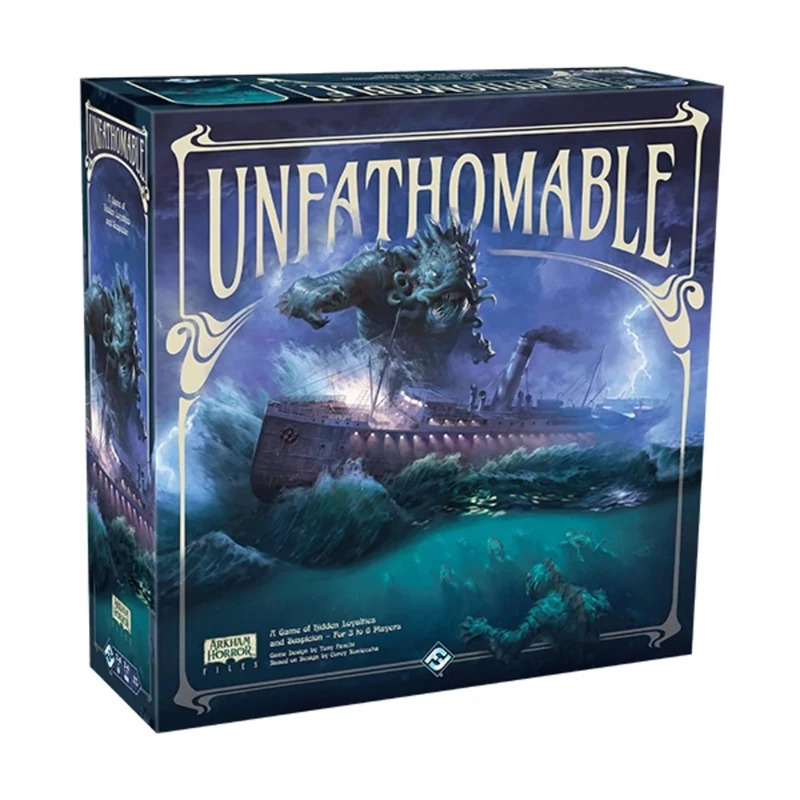 FFG Fantasy Flight Games | Unfathomable | Board Game | Ages 14+ | 3-6 Players | 120-240 Minutes Playing Time, FFGUNF01 , Black