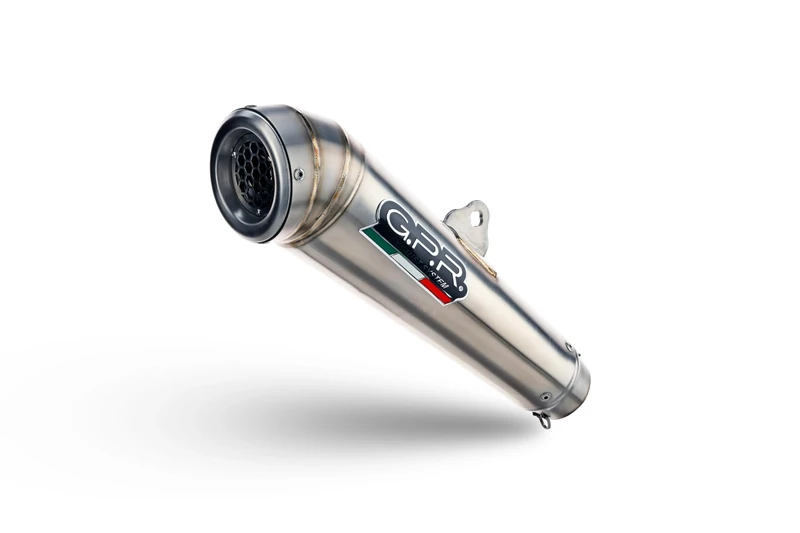 GPR exhaust system, compatible with Adventure 890-890 R Rally 2021/2023 e5 Homologated slip-on exhaust including removable db killer and link pipe, Powercone Evo Line