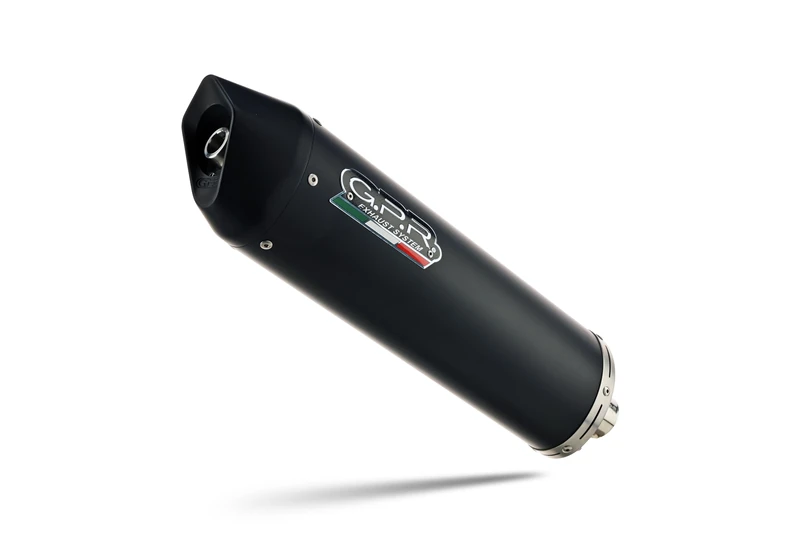 Exhaust system, brand GPR, item compatible with Hond Sh 125 I.E. 2017 to 2019 Racing full system exhaust Full Line Furore Nero - Image 1