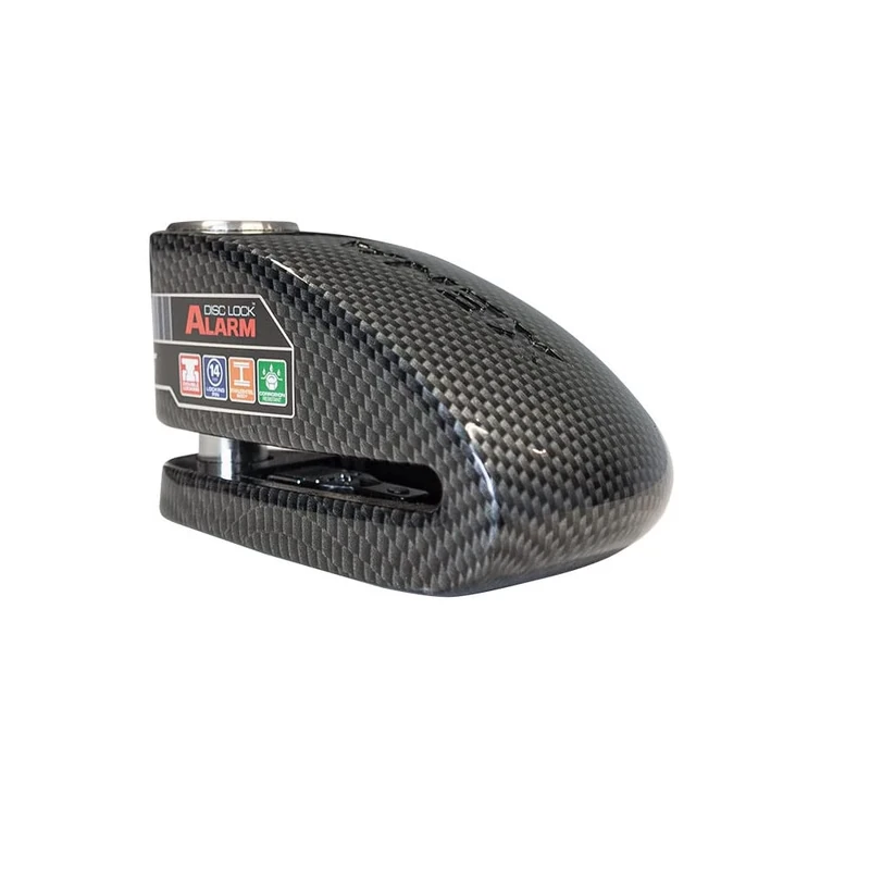 Xena - Antivol Moto Bloque Disque Alarm 120 dB XX15 Carbone 14 mm - Classe Sra - Image 1