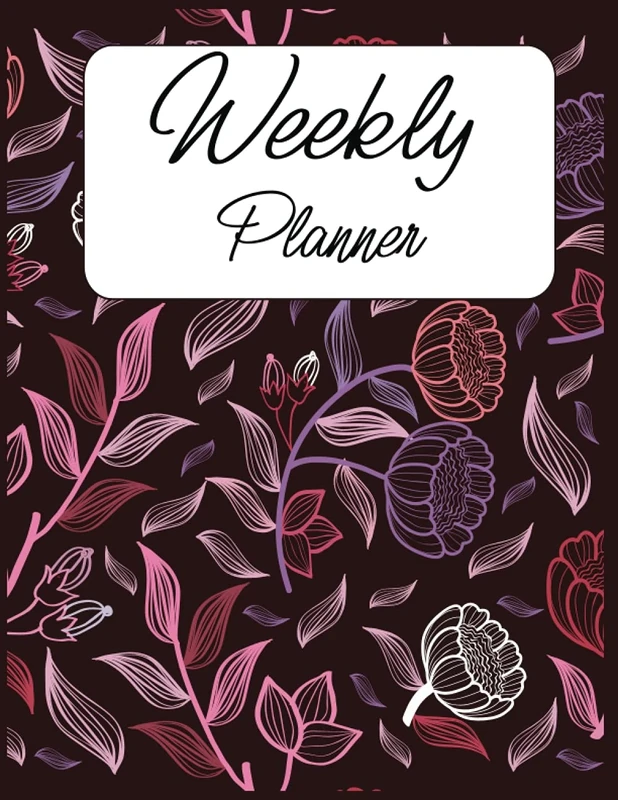 Weekly Planner Notebook: 360 Weekly & Monthly Planner , Flexible Cover, to-Do List, Twin-Wire Binding 360 Weeks of Menu Planning Pages with Weekly List -Academic