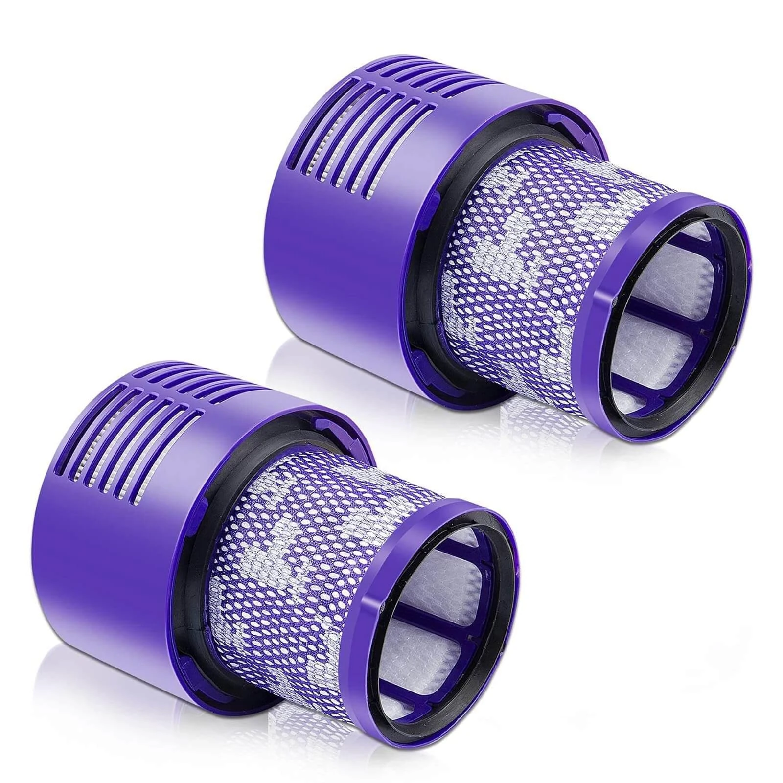 V10 Filter for Dyson, Replacement Filters for Dyson V10 SCyclone Series, V10 Absolute, V10 Animal, V10 Total Clean, SV12, Replace Part No. 969082-01 Washable Reusable 2Packs