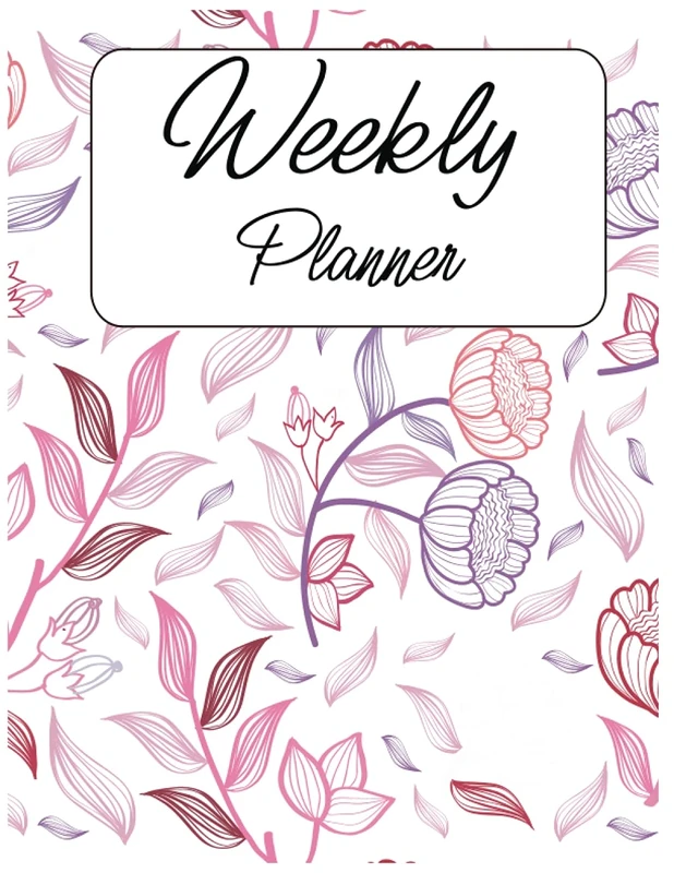 Weekly Planner Notebook: 360 Weekly & Monthly Planner , Flexible Cover, to-Do List, Twin-Wire Binding 360 Weeks of Menu Planning Pages with Weekly List -Academic