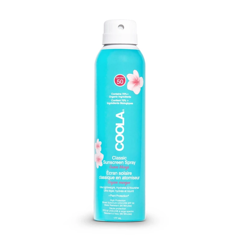 Coola - Classic Body Spray Sunscreen Guava Mango SPF 50-177 ml Black
