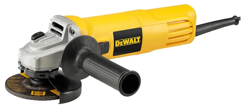 Dewalt 950 Watt Angle Grinder DWE4117 (125 mm, with Soft Start and Restart Protection, for All Standard Separation, Grinding and Roughing Works, Includes Protective Cover, Additional Handle and