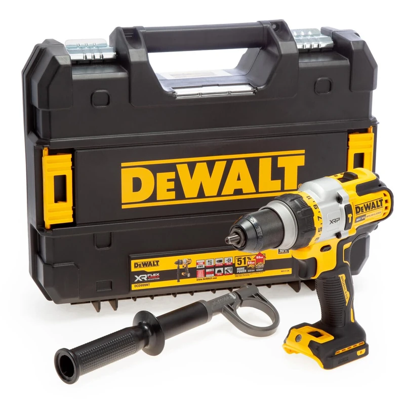 DEWALT DCD999NT-XJ 18V XR XRP Hammer Drill Driver with FLEXVOLT Advantage - Bare Unit